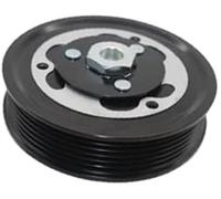 Car Air Conditioning Electromagnetic Clutch, for Volkswagen, for Exporting, for Golf, for 6Pk Conditioner Compressor Pump Head Vehicle Auto AC Pulley Assembly