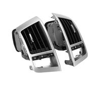 Car Air Conditioning Outlet Car Center Dash Air Vent Outlet Grille Air Conditioner Air Vent fits For Land fits For Cruiser LC200 2008-2015(Silver)