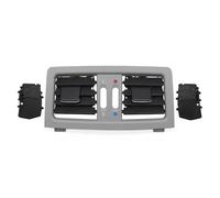 Car Air Conditioning Vent Car Rear Center Console Air Conditioning AC Vent Grille Cover Panel For BMW 5 Series E60 E61 545i 550i(Gray)