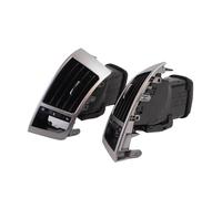 Car Air Conditioning Vent Center Dash AC Outlet Air Vent Panel Console Grille Conditioning for Toyota for Land for Cruiser LC200 2008-2015(Silver)