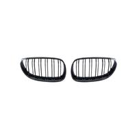 Car air conditioning vent Fit For BMW E60 E61 5 Series 2003-2009 Car Front Bumper Grille Kidney Racing Grill Grilles(Double Line Black)