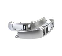 Car Air Conditioning Vent For Toyota For Land For Cruiser For Prado 120 2003-2009 Center A/C Dash Air Vent Trim Panel Grille Console Outlet Insert Frame Rear Grille Console Vent(Silver 2PCS)