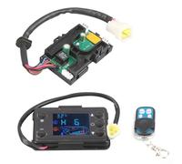 Car Air Diesel Heater Control Board,12V/24V Air Diesel Heater Parking Controller Monitor Switch+4 Button Remote Controller(12V)