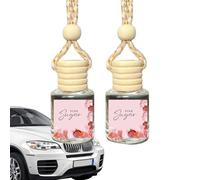 Car Air Diffuser,Auto Perfume Diffuser Hangable - Car Air Fresheners Scents, Glass Bottle Automobile Aromatherapy For Women Men, Fragrance Decoration