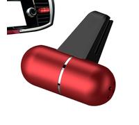 Car Air Diffuser - Clip Perfume Outlet Ventilation, Aluminium Alloy Solid Aromatherapy Air Freshener, Compact Interior Decoration (Black/Red/Blue/Silver)