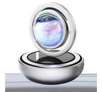 Car Air Diffuser - Solar-Powered Car Fragrance Ornament - Double-Ring Structure, Reusable Dashboard Accessories for Vehicle Home Studio Truck