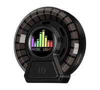 Car Air Diffuser With Light - Smart Rhythm RGB LED Vent Clip, Sound-Activated Music Atmosphere, Leak-Proof Solid Aromatherapy, Adjustable Brightness | For Car Interior