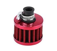 Car Air Filter Delaman Universal 13mm Car Cold Air Intake Filter Kit Crankcase Vent Cover Breather (Color : Red)