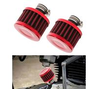 Car Air Filter Screen,Crankcase Breather Filter,Breather Fit,Valve Cover Breather,Filtro de Alto Flujo,Cold Air Intake Filter,Air Breathvalve,Suitable for Automobile and Motorcycle(Red)