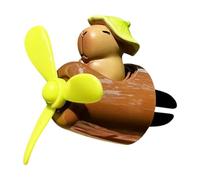 Car Air Freshener - 2.05 x 2.09 x 2.36 Capybara, Pilot Shaped Aromatherapy Clip, Odour Neutraliser, Compact Air Purifier Mounted Air Purifier | Truck Cab, Sedan Armature