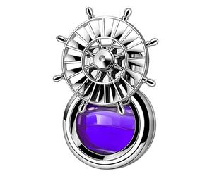 Car Air Freshener - 2.75 Inch | Rotating Car Diffuser - Rudder Shape Auto Fragrance | For Vehicles With Fluid Rotation Design Creating A Relaxing Scent Atmosphere While Driving