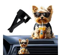 Car Air Freshener - 3.5 Inch Acrylic Vent Clip, Dog Fragrance Diffuser, Freshness, Stylish Design with Easy Function, Air Vent Mount for the