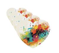Car Air Freshener 4 Pcs Air Freshener for Car Aromatherapy Tablets Abstract Music Themed Hanging Fragrance Scented Cards Funny Scented Hanging Sheet for Bedroom Wardrobe Shoe Cabinet
