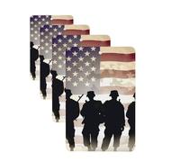 Car Air Freshener 4 Pcs Air Freshener for Car Aromatherapy Tablets Armed Forces Day American Hanging Fragrance Scented Cards Funny Scented Hanging Sheet for Bedroom Wardrobe Shoe Cabinet