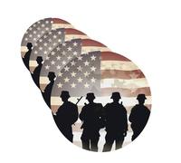 Car Air Freshener 4 Pcs Air Freshener for Car Aromatherapy Tablets Armed Forces Day American Hanging Fragrance Scented Cards Funny Scented Hanging Sheet for Bedroom Wardrobe Shoe Cabinet