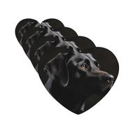 Car Air Freshener 4 Pcs Air Freshener for Car Aromatherapy Tablets Black Labrador Hanging Fragrance Scented Cards Funny Scented Hanging Sheet for Bedroom Wardrobe Shoe Cabinet