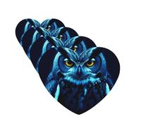 Car Air Freshener 4 Pcs Air Freshener for Car Aromatherapy Tablets Blue Owl Hanging Fragrance Scented Cards Funny Scented Hanging Sheet for Bedroom Wardrobe Shoe Cabinet