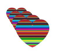 Car Air Freshener 4 Pcs Air Freshener for Car Aromatherapy Tablets Colorful Mexican Stripes Hanging Fragrance Scented Cards Funny Scented Hanging Sheet for Bedroom Wardrobe Shoe Cabinet