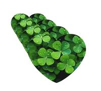 Car Air Freshener 4 Pcs Air Freshener for Car Aromatherapy Tablets Many Green Clover Hanging Fragrance Scented Cards Funny Scented Hanging Sheet for Bedroom Wardrobe Shoe Cabinet