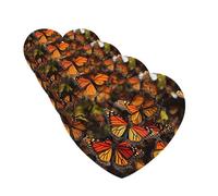 Car Air Freshener 4 Pcs Air Freshener for Car Aromatherapy Tablets Monarch butterflies Hanging Fragrance Scented Cards Funny Scented Hanging Sheet for Bedroom Wardrobe Shoe Cabinet