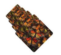 Car Air Freshener 4 Pcs Air Freshener for Car Aromatherapy Tablets Monarch butterflies Hanging Fragrance Scented Cards Funny Scented Hanging Sheet for Bedroom Wardrobe Shoe Cabinet