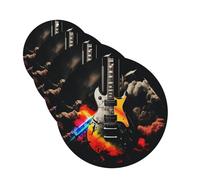 Car Air Freshener 4 Pcs Air Freshener for Car Aromatherapy Tablets Rock Music Hanging Fragrance Scented Cards Funny Scented Hanging Sheet for Bedroom Wardrobe Shoe Cabinet