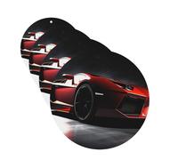 Car Air Freshener 4 Pcs Air Freshener for Car Aromatherapy Tablets Speed Sport Car Hanging Fragrance Scented Cards Funny Scented Hanging Sheet for Bedroom Wardrobe Shoe Cabinet
