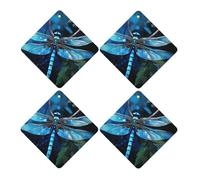 Car Air Freshener 4 Pcs Hanging Scented Cards for Wardrobe Lavender Aromatherapy Tablets Rearview Mirror Pendant Car Fresheners Long Lasting Fragrance Aromatherapy Pendant