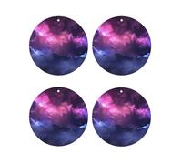 Car Air Freshener 4 Pcs Hanging Scented Cards for Wardrobe Lavender Aromatherapy Tablets Rearview Mirror Pendant Car Fresheners Long Lasting Fragrance Aromatherapy Pendant