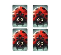 Car Air Freshener 4 Pcs Hanging Scented Cards for Wardrobe Lavender Aromatherapy Tablets Rearview Mirror Pendant Car Fresheners Long Lasting Fragrance Aromatherapy Pendant