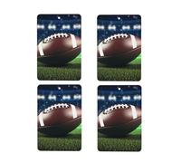 Car Air Freshener 4 Pcs Hanging Scented Cards for Wardrobe Lavender Aromatherapy Tablets Rearview Mirror Pendant Car Fresheners Long Lasting Fragrance Aromatherapy Pendant