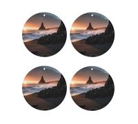 Car Air Freshener 4 Pcs Hanging Scented Cards for Wardrobe Lavender Aromatherapy Tablets Rearview Mirror Pendant Car Fresheners Long Lasting Fragrance Aromatherapy Pendant