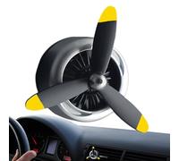 Car Air Freshener - 5.2x5.2x5.3cm | TBM-3 Avenger Propeller Diffuser With Air Vent | Rotating Propeller For Vehicle Fragrance, Dashboard Decoration, Odor Removal, And Daily Car Use
