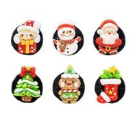 Car Air Freshener, Air Freshener with Ventilation Clips, 6 x Cartoon Christmas Car Air Freshener, Decorative Car Perfume Diffuser, Car Air Freshener, Car Accessories