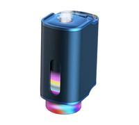 Car Air Freshener, Aromatherapy Oil Diffuser with Ambient Light, 3-Mode Adjustable Mist Fragrance Humidifier, Perfect for Vehicle, Sedan, Truck, Rv, Minivan, Automotive Interior Use, 6.2x3x6.3cm Black