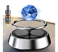 Car Air Freshener - Beech Wood, 3.15x3.15x3.27in CarSolar Aromatherapy Solar-Powered | Solar-Activated Rotating Diffuser Natural Scent Diffusion For Vehicles, Car Air Freshener Diffuser Cars, Taxis