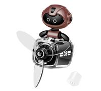 Car Air Freshener - Car Air Vent Clips | Cartoon Robot Pilot Perfume | Cute Auto Rotating Car Diffuser Accessories