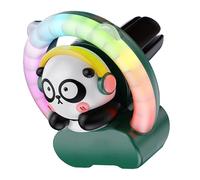 Car Air Freshener - Car Outlet Odor Remover with Atmosphere Light | Rechargeable Automotive Interior Accessory, Long Lasting Freshness for Sedan RV Trailer, 5x4.6x4.7cm