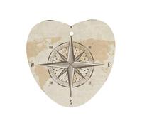 Car Air Freshener Cards Vintage Nautical Compass Old World Map Personalized Aromatherapys Fragrance Tablets Car Accessories