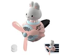 Car Air Freshener - Cartoon Fragrance Vent Clip, Two Tablets, Perfume Diffuser, Compact Decorative Design | Effective Odour for Car Interior Dashboard, On R