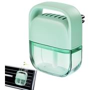 Car Air Freshener Clip - Affordable Alternative To Traditional Auto Fragrances, Premium Durable Diffuser With ABS Bottle & Glass, Black/Green Options, Valentine & Holiday Gift Set