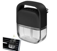 Car Air Freshener Clip - Affordable Alternative To Traditional Auto Fragrances, Premium Durable Diffuser With ABS Bottle & Glass, Black/Green Options, Valentine & Holiday Gift Set