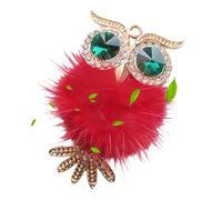 Car Air Freshener Clip - Rhinestone Owl Plush Scented Accessory, Long Lasting Smell, Stylish Vent Holder with Material | Perfect Indoor Air Improvement For Cars, Trucks, Her