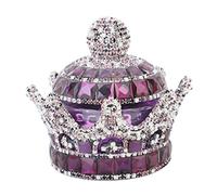 Car Air Freshener Crystal Crown Car Fragrance Diffuser Perfume Bottle Holder Ornament Interior Decor air freshener