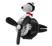 Car air freshener, cute pilot car air fresheners, Cartoon Pilot Automotive Diffuser, Rotating Propeller Automotive Air Outlet Fan, Creative Car Perfume Decoration Accessories(Black)