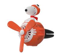 Car air freshener, cute pilot car air fresheners, Cartoon Pilot Automotive Diffuser, Rotating Propeller Automotive Air Outlet Fan, Creative Car Perfume Decoration Accessories(Orange)