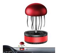 Car Air Freshener, Dashboard Diffuser, Solar Powered, 4.72x2.95 Inches, Jellyfish Shape Purifier, Rotating Motion Display, Ideal for Daily Commute, Desk or Travel Use