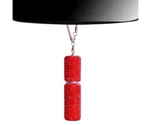 Car Air Freshener Diffuser Bottle, Oil Diffuser For Car - Cars Rearview Mirror Perfume Bottle, 5ml Portable Rearview Mirror Accessory, Refillable Rhinestone Air Freshener, 8.8x2.5cm Dimensions