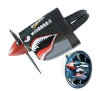 Car Air Freshener Diffuser - Shark Nose Fighter Plane, Aromatherapy Freshener for Trucks, Travel, Christmas, Valentine's Day, Bedroom, Offices, Bathrooms, Living Rooms
