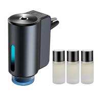 Car Air Freshener Diffuser, Smart Car Air Freshener, Car Diffuser Air Freshener with Three Adjustable Modes, Aromatizante Para Carro with 3pcs Essential Oil, Car Fresheners Long Lasting